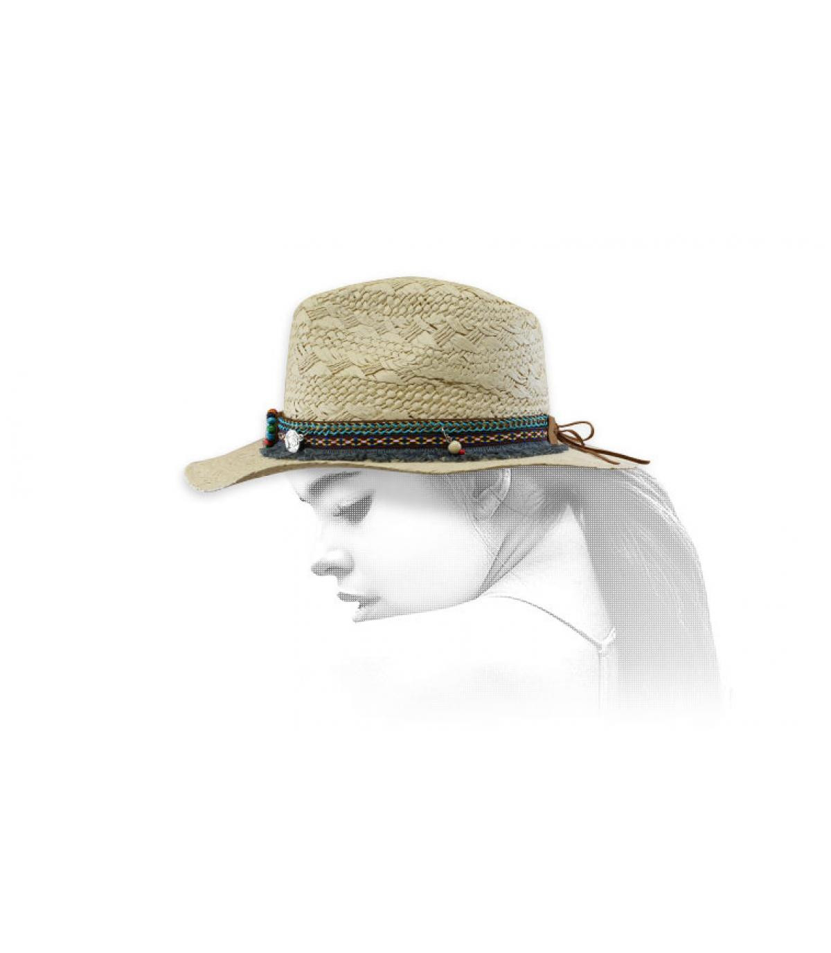 chapeau cowboy femme paille Nandy Cowboy